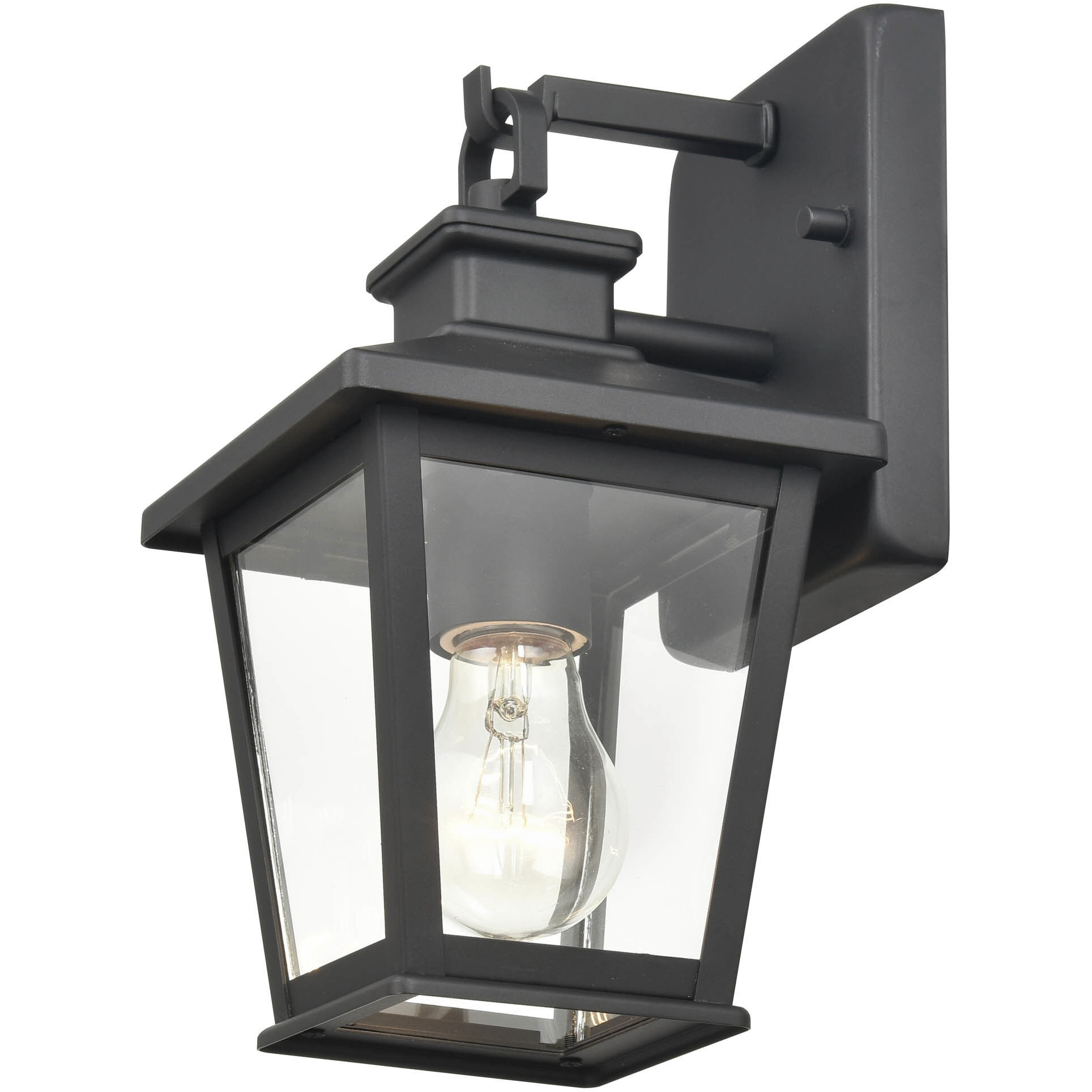 Bellmon 1 Light 10.25 inch Powder Coated Black Outdoor Wall Sconce